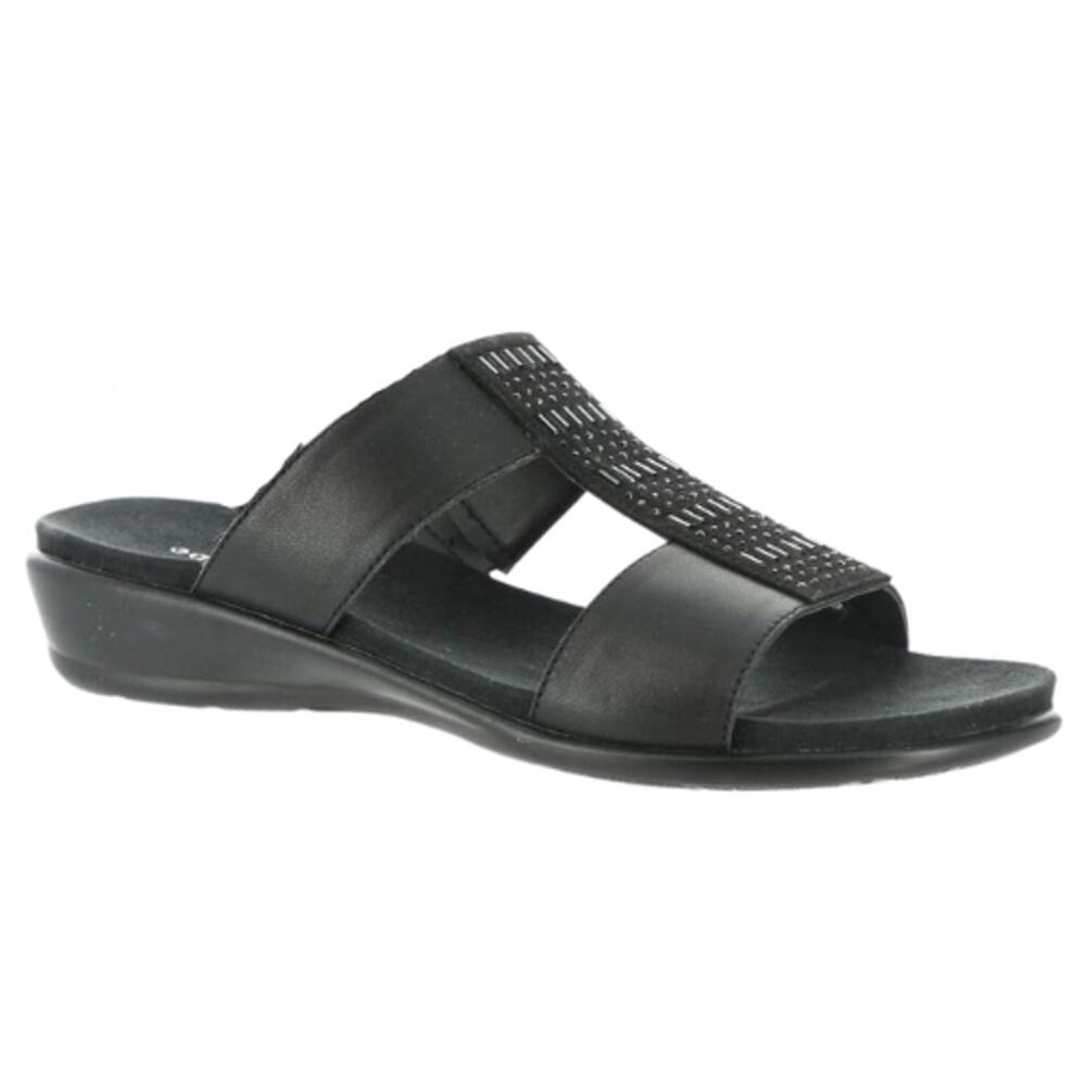 Easy Spirit Black Slide Sandals